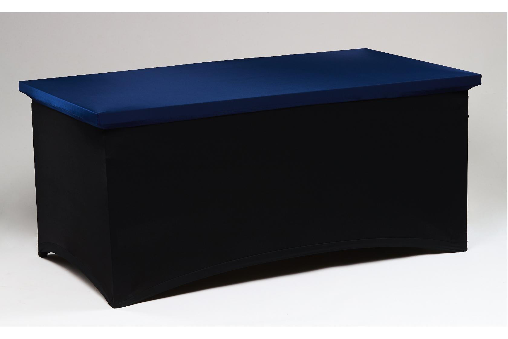 Fekete spandex táblaasztal huzat 160x80/90 cm